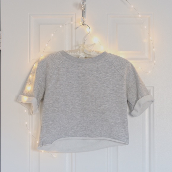 Garage Cropped Sweater Tee - Picture 1 of 3
